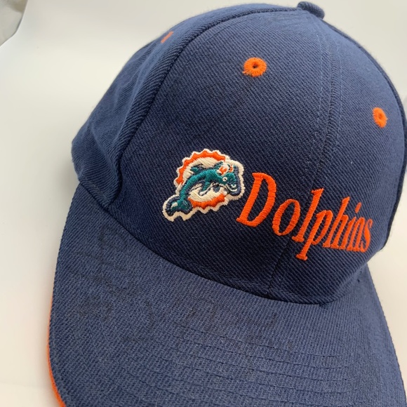 Vintage 90s Miami Dolphins Puma Retro Logo NFL Pro Line Acrylic/Wool Hat - Picture 11 of 16